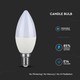 V-Tac 5,5W LED stearinlys pære - Samsung LED chip, Dimbar, E14