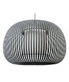 Isabella Castillo Ø40 Pendel Lampe E27 i Sort/Hvit - Nielsen Light