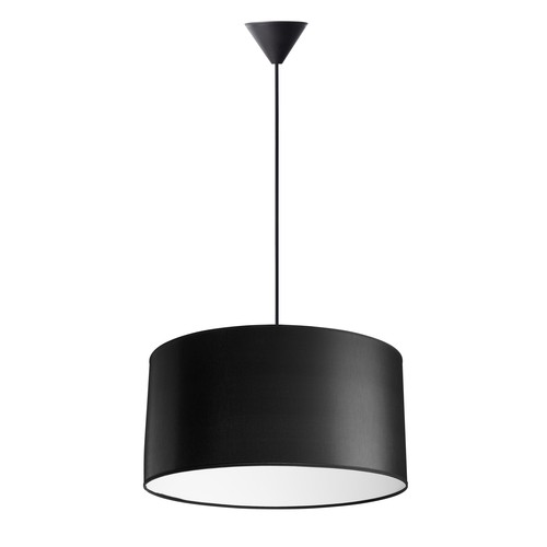 Isabella Castillo Ø50 Pendel Lampe E27 i Sort/Hvit - Nielsen Light