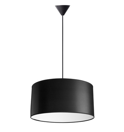 Isabella Castillo Ø50 Pendel Lampe E27 i Sort/Hvit - Nielsen Light