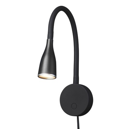 EYE LED VEGGLAMPE 5W i SORT - Nielsen Light