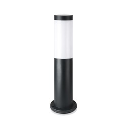 Hagelamper V-Tac svart hagelampe, rustfri - 45 cm, IP44 utendørs, E27 fatning, uten lyskilde