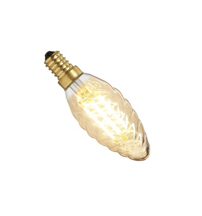 Deluxe Gylden E14 Snoet LED Kertepære 4W i 2200K Ra95 Dimbar