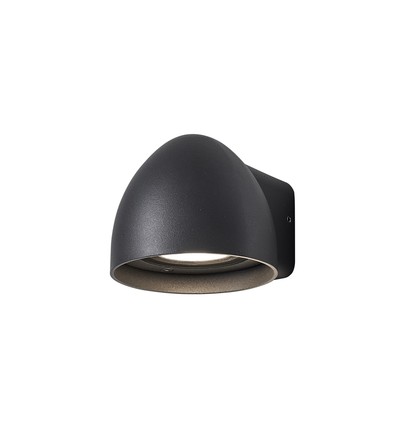 BIRK Utendørs Vegglampe 1xGU10 i Antrasitt Grå - Nielsen Light