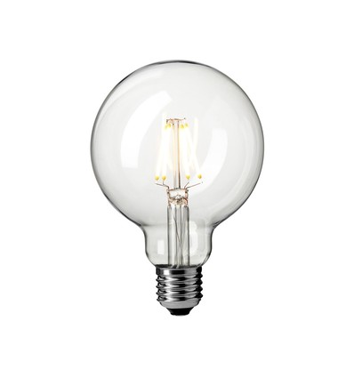 Classic Dimbar E27 LED Globepære På 4W, Ø95 i 2200K, Ra95