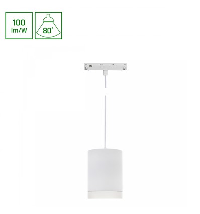 7W SHIFT BASIC SPOT RING skinnespot, 48V - Nøytral hvit, 48V DC, Ø5,5 x 10 cm