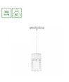 SHIFT Basic - Hangit Krystallarmatur, nedhengt, 55x110mm (1100mm wire), 7W, 4000K, hvit