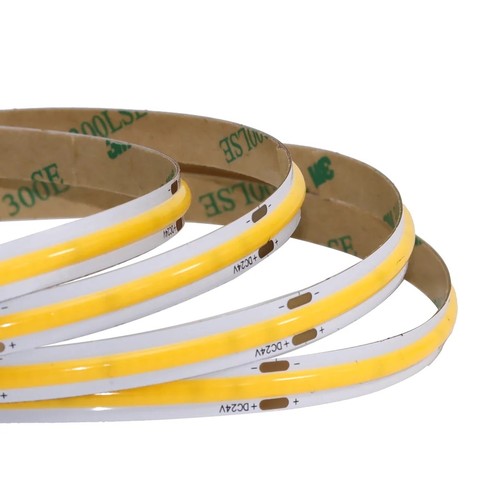 12W/m COB-LED strip - 5m, IP20, 480 LED per meter, 24V, COB LED, RA95