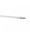 Vanntett LED-armatur 150cm - 45W gjennomfortrådet verkstedlampe (IP65)