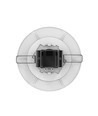 LED nødlys spot for tak, 3W - 3 timers batteri Hull:7,5-12,5cm, Philips LED, Svart