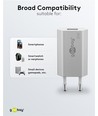 Goobay USB-lader 5W - USB-A, hvit, perfekt for mobil og lamper