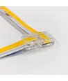 L-skjøt til enkelt farget LED strips - 10mm bred, 12V / 24V, COB