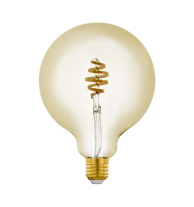 Outlet: LED Globepære E27 Ø125 Wifi/BT i Dimbar CCT 5,5W - Amber