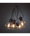 Outlet: Party Lyskjede (utvidelsessett) med 10 x LED Globepærer i Klar - Konstsmide