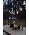 Outlet: Party Lyskjede (utvidelsessett) med 10 x LED Globepærer i Klar - Konstsmide