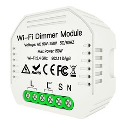 230V LED dimmere Wifi innbyggingsdimmer - Tuya/Smart Life, 150W LED dimmer, korrespondanse, til innbygging