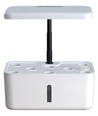 LEDlife hydroponisk kjøkkenhage - Hvit, inkl. vekstlys, 10 plasser, timer, 2,8L vanntank