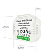 Wifi innbyggingsdimmer - 2 x 100W LED dimmer, korrespondanse, til innbygging