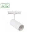 20W SHIFT BASIC SPOT L til 48V skinnesystem - 2220lm, 24°, 2700K, hvitt hus, IP20