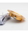 2,7W Ø6,8cm Reco68 møbelspot innfelling RA92 - 12V DC, Hull: Ø5,5 cm, Mål: Ø6,8 cm, Gull