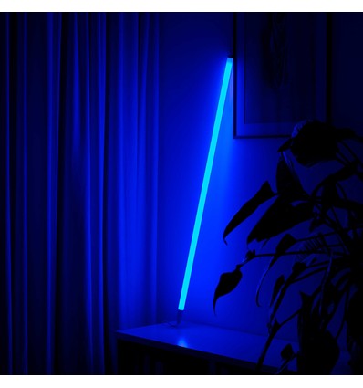 120cm Neon Tube LED Blå - Designerrør, inkl. ledning