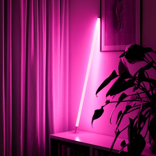 120cm Neon Tube LED Rosa - Designerrør, justerbar lysstyrke, inkl. ledning