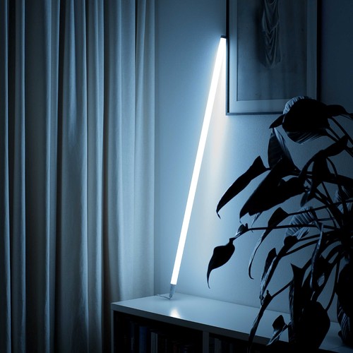 120cm Neon Tube LED, Kald hvit - Designerrør, justerbar lysstyrke, inkl. ledning