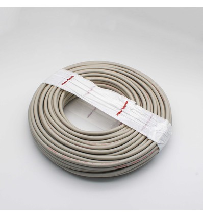 Flat lampeledning 2x0,75 mm² i hvit - 100 meter