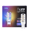 2 stk. G9 2W RGBW LED-pærer - Inkl. RF-fjernkontroll