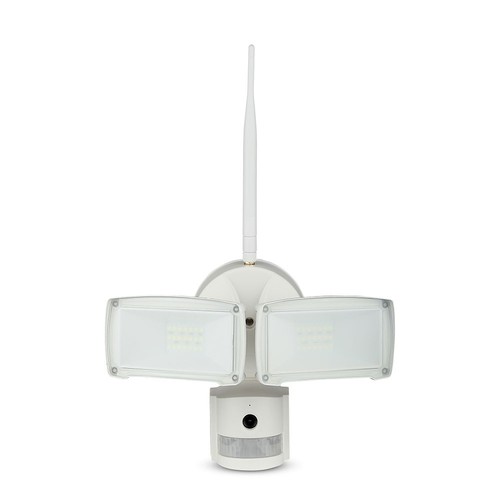 18W LED Lyskaster - med WiFi Sensor Kamera, 6000K