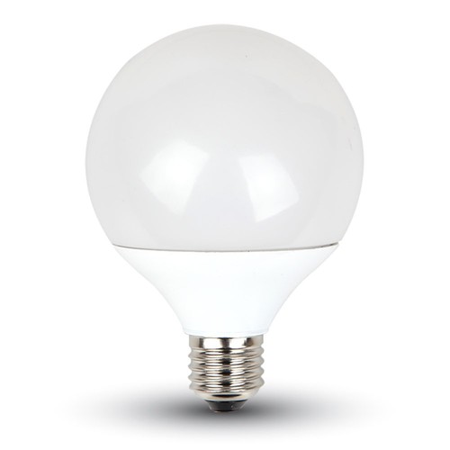 E27 10W LED G95-pære - 810lm, 6400K, kald hvit, erstatter 60W