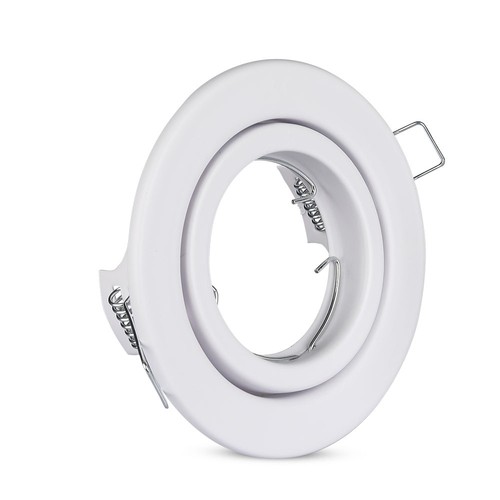 MR16 eller GU10 Downlight-sett - Uten lyskilde, hvit, Hull: Ø7,4 cm, Mål: Ø9,9 cm