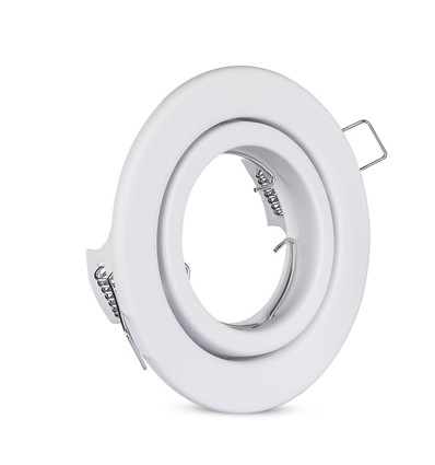 MR16 eller GU10 Downlight-sett - Uten lyskilde, hvit, Hull: Ø7,4 cm, Mål: Ø9,9 cm