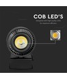 33W LED COB skinnespot, RA95 - Sort, 1800lm, kald hvit