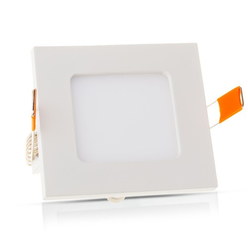 6W LED Premium Panel - 3000K, kvadratisk.