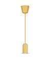 E27 Betong Pendel Lampe - beige