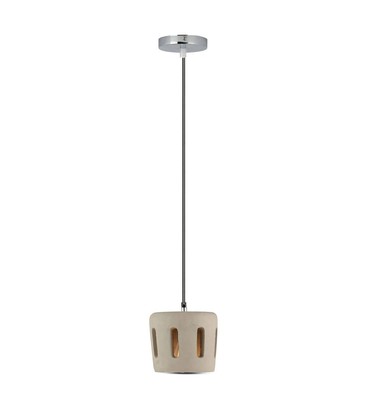 Ø18cm pendellampe i betong - E27 fatning, max 60W, 1m ledning, IP20 ...