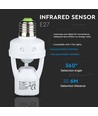 Infrarød Sensor E27 - Maks: 60W LED.