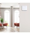 Mikrobølge bevegelsessensor for vegginnbygging - maks 300W LED, IP20, hvit, justerbar tid og lysstyrke