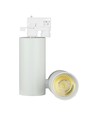 30W 1-fase skinnespot, RA95 - 24 grader, hvit, 6400K, 5 års garanti
