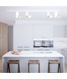 30W 1-fase skinnespot, RA95 - 24 grader, hvit, 6400K, 5 års garanti