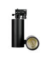 30W 3-faset skinnespot, RA95 - Sort, 6400K, 24 grader, 5 års garanti
