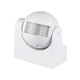 Bevegelsessensor med manuell styring - Hvit, IP44, opptil 300W LED
