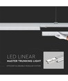 150cm 50W LED Linear Master Trunking - 160lm/W, 90° linse, dimbar, 4000K, modulært system