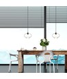 Ø28cm Artistic Globe pendel - E27 fatning, transparent glass, moderne design