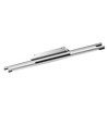 36W designer dobbelt pendel / taklampe - Krom, 4000K, 2700lm, IP20, 120° lysspredning