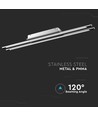 36W designer dobbelt pendel / taklampe - Krom, 4000K, 2700lm, IP20, 120° lysspredning