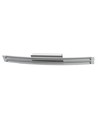 36W Designer Bend Glass Double tak/vegglampe - Krom, 2700lm, 4000K, rustfritt stål og glass, IP20, 98,5cm bredde
