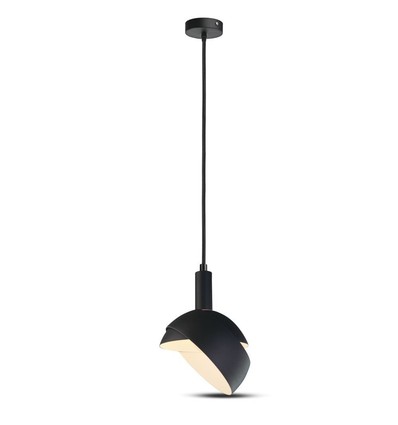 E14 pendeloppheng med justerbar skjerm - Svart, Ø18cm, 1m ledning, max 60W, ekskl. lyskilde