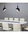 E14 pendeloppheng med justerbar skjerm - Svart, Ø18cm, 1m ledning, max 60W, ekskl. lyskilde